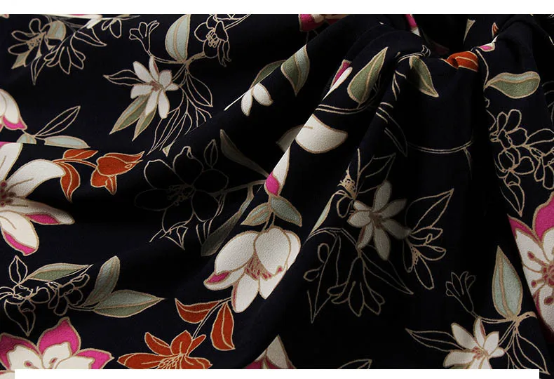 Imorted ткань с цветочным принтом мягкая удобная Скатерть ткани для женщин Свадебное платье, скатерть, лоскутное по метру
