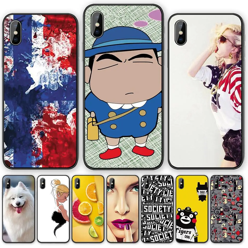 Роскошный брендовый силиконовый чехол для телефона из ТПУ iphone 8plus 6 6S X animals мягкий