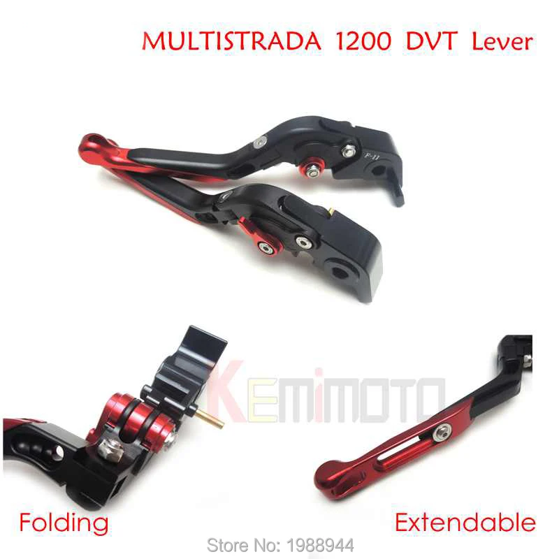 

MULTISTRADA 1200 DVT CNC Aluminum Folding Extendable Brake Clutch Levers For DUCATI MULTISTRADA 1200 DVT 2015 Lever Motorcycle
