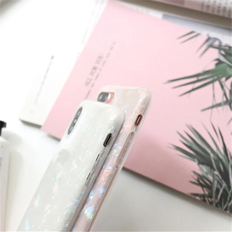 Shining Glitter Phone Case For iPhone 7 8 Plus Dream Shell Pattern Cases For iPhone XR XS Max 6 6S Plus Soft TPU Silicone Cover Shining Glitter Phone Case For iPhone 7 8 Plus Dream Shell Pattern Cases For iPhone XR XS Max 6 6S Plus Soft TPU Silicone Cover