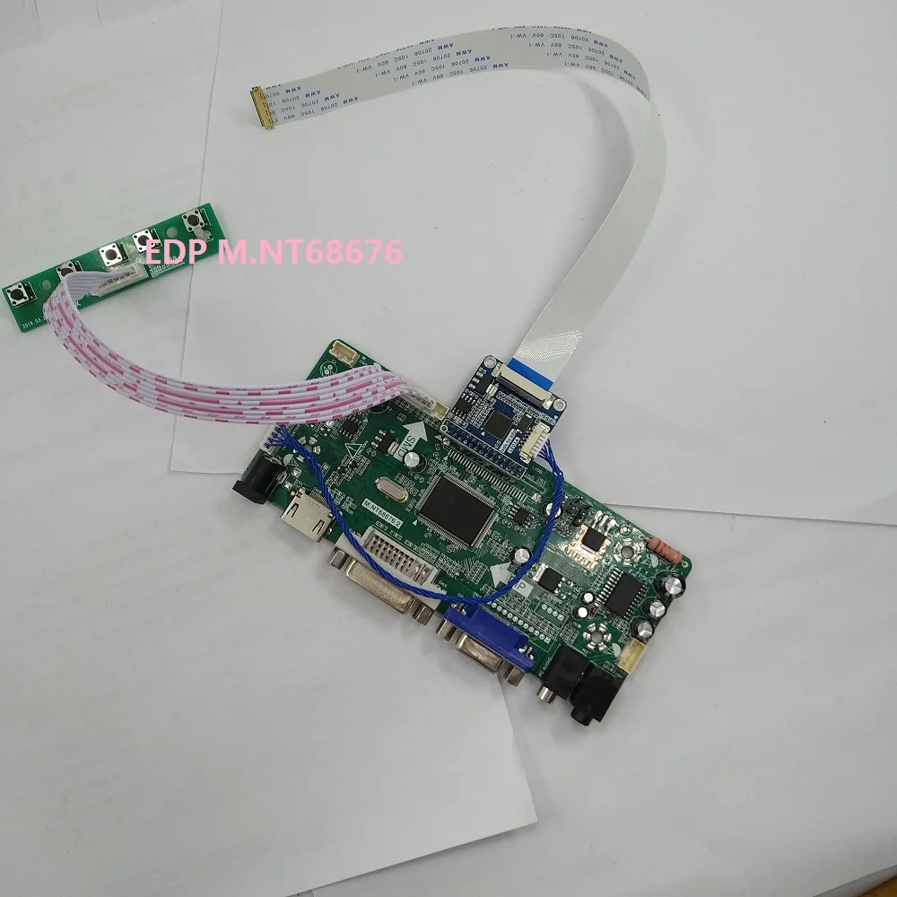 

kit for LP156WF6(SP)(D1) Controller board LCD M.NT68676 30pin EDP 15.6" LED HDMI VGA 1920*1080 LG display DVI 60Hz Panel Screen