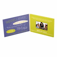 4,3 дюймов Настройка Видео Брошюра карты для презентаций цифровой проигрыватель рекламы 4,3 дюймов экран видео-открытка