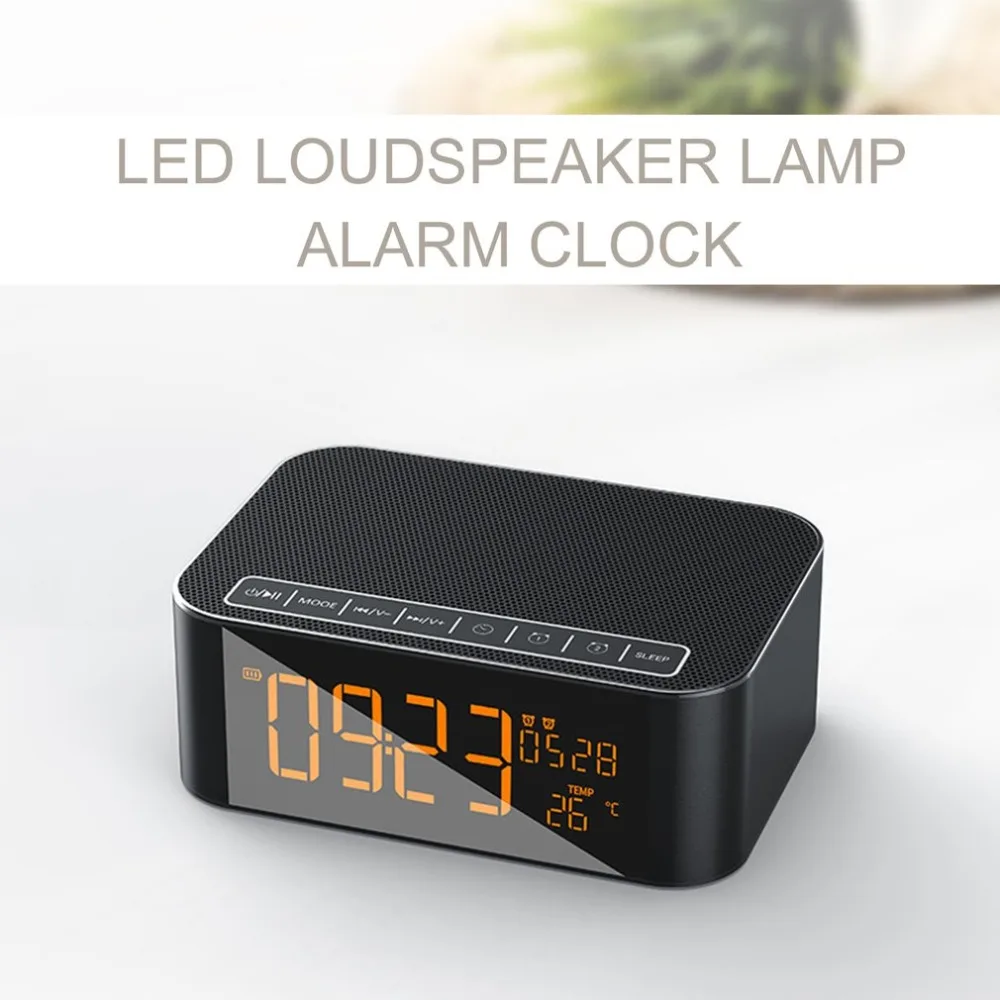 

Night Lights Bluetooth Speaker Bedside Lamp Touch Control Alarm Clock Color LED Color Changing Wireless Speaker with Lights