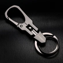 Cool Creative Design Brand Stainless Steel Car Keychain For Women Man Luxury Key Chain Key Ring