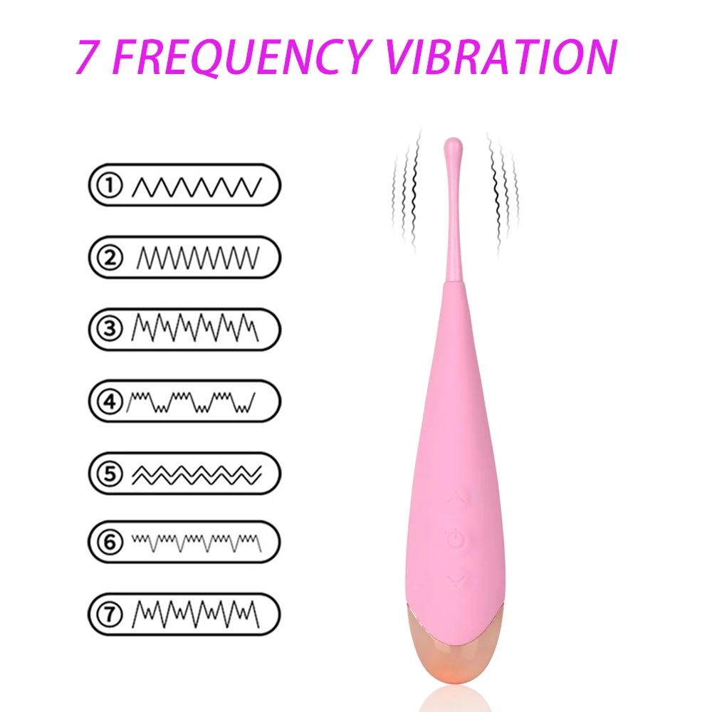Tounge Clitoris Stimulation Vibrator for Women Vagina Needle Vibration Massager Erotic Sex Toys for Women Anal Plug Masturbation (10)