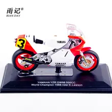 Риан день 1/22 масштаб гоночный мотоцикл yamaha YZR OW98 500CC чемпион мира 1988 литья под давлением Металл мотоциклов Модель игрушки для коллекции