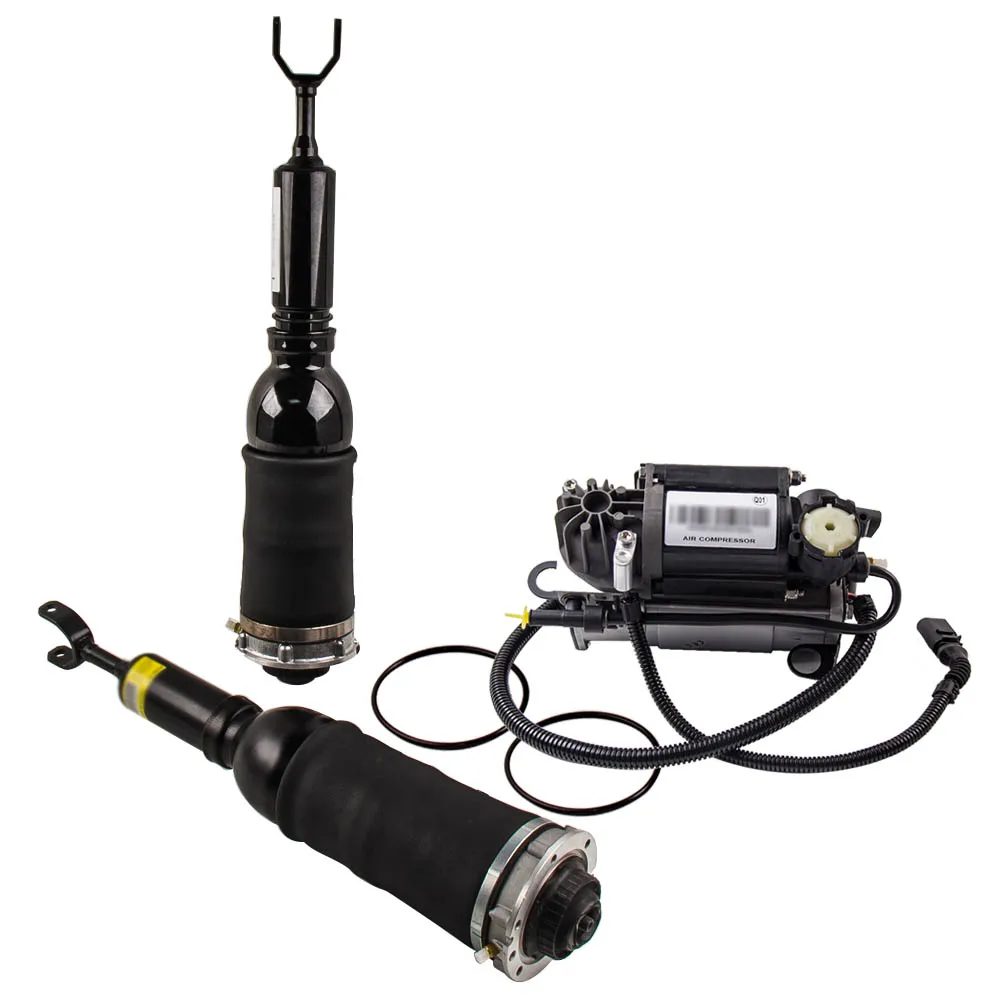 Set of Front Air Suspension + Air Pump For Audi A6 C5 Allroad Quattro