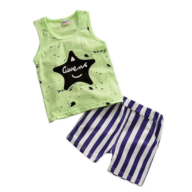 2017 для маленьких мальчиков; летняя одежда для детей короткий рукав дети звезда Шорты для женщин комплект Обувь для мальчиков футболка +