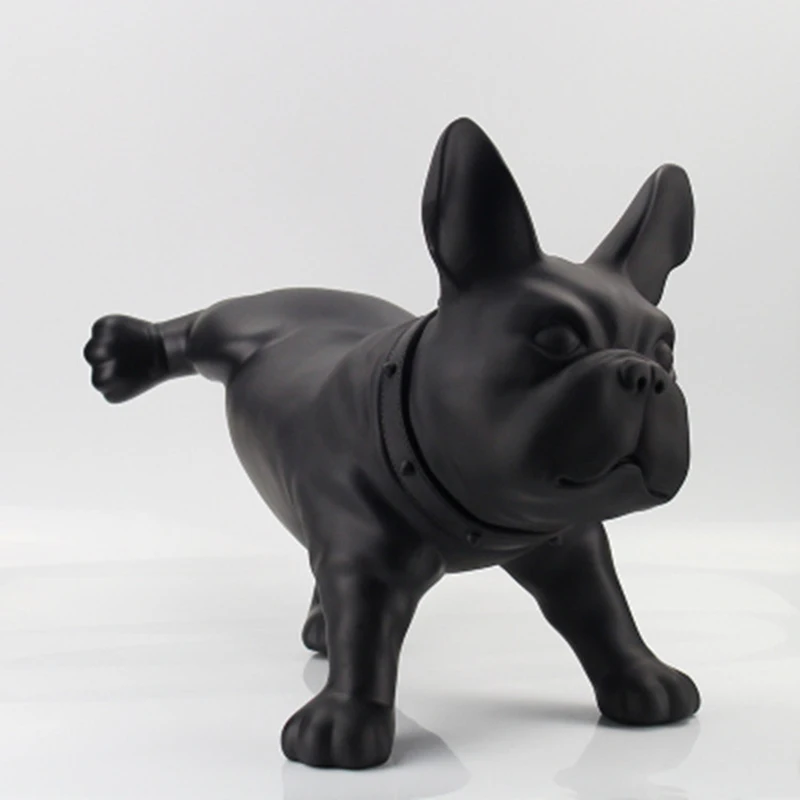 

Hot Cute Home Decor PE Bull Dog Ornaments Wedding Gift Creative Simulation Peeing Dog Statues Home Decoration Accessorie