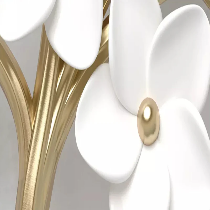 Custom Any Size Murals Wallpaper 3D Stereo White Flowers Wall Painting Living Room TV Sofa Bedroom Backdrop Wall Papel De Parede Custom Any Size Murals Wallpaper 3D Stereo White Flowers Wall Painting Living Room TV Sofa Bedroom Backdrop Wall Papel De Parede