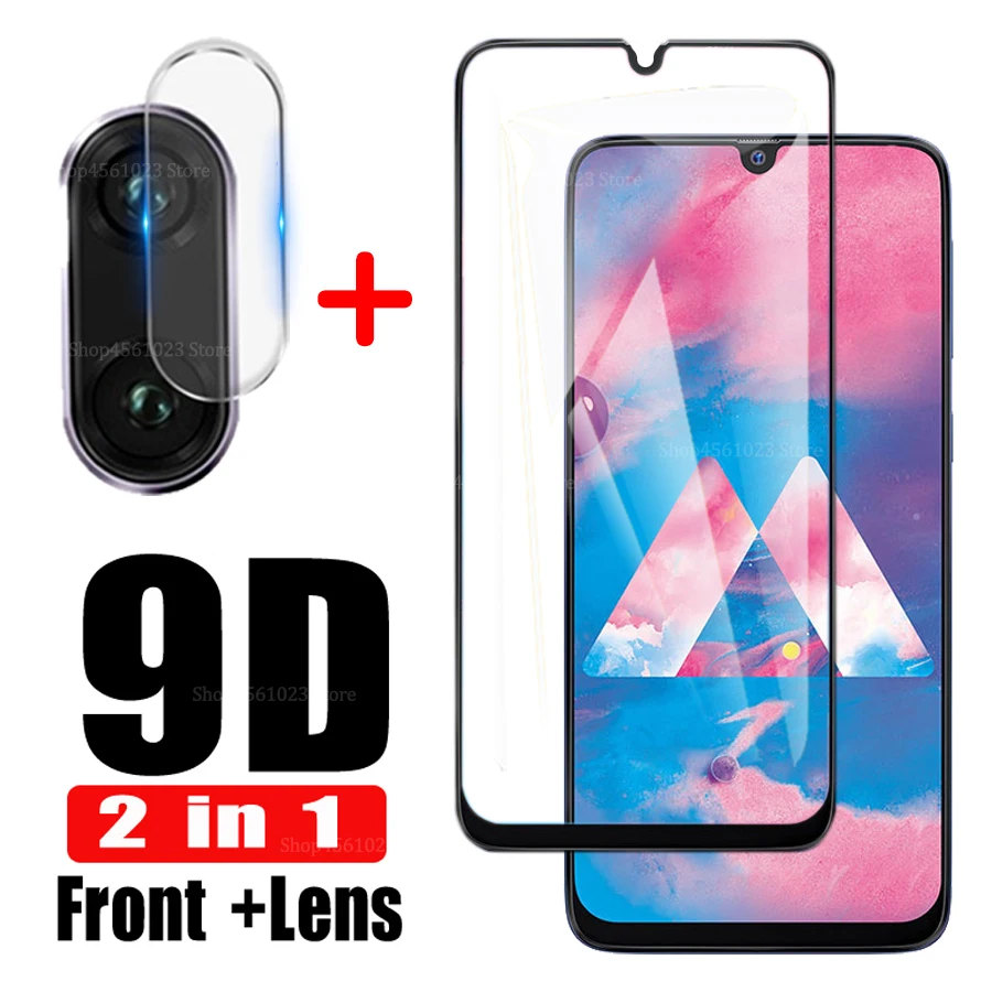 Для Samsung Galaxy M30 M20 M10 Защитная пленка для объектива камеры и 9D Защита экрана M 20 30