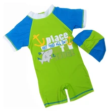 New Models Kid 1-12 year old Boys Rash Guards One Piece Swimsuit Blue & Green with fish Swimwear Swimming Cap summer wear New Models Kid 1-12 year old Boys Rash Guards One Piece Swimsuit Blue & Green with fish Swimwear Swimming Cap summer wear