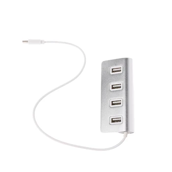 

Aluminum 4 Port USB 2.0 Hub USB 3.1 Type C Adapter Cable For iMac MacBook Air