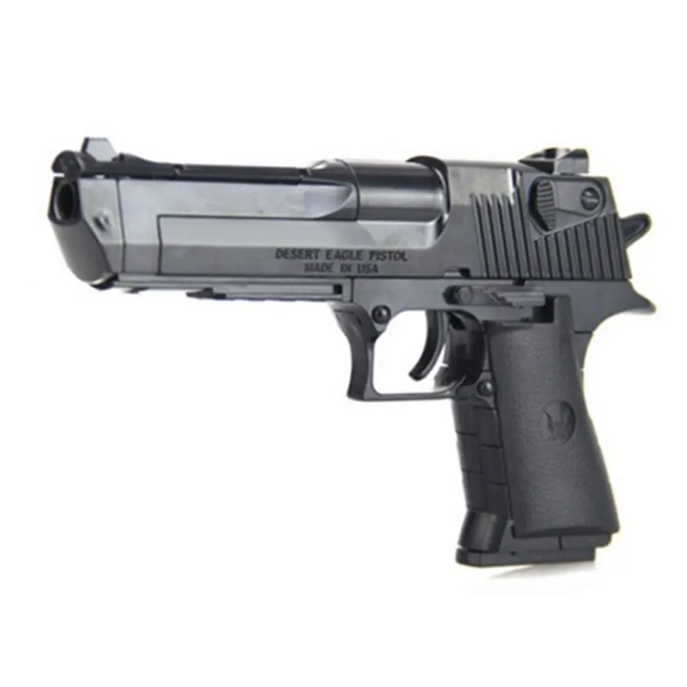 

DIY Assembled Building Gun Toys Funny CS Pistol Toy For Kids Children Gold Black Silver