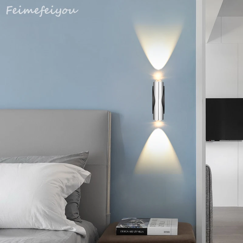 Feimefeiyou luminaria Высокое качество Крытый светодиодный настенный светильник AC110V/220 V Материал Алюминий бра для спальни украшение, настенный светильник