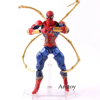 

Marvel Avengers Infinity War Iron Spiderman Sculpted by Yamaguchi Katsuhisa Action Figure Spider Man PVC Collectible Model Toy
