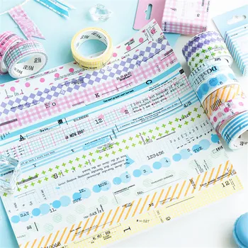 

15 mm*5m Colorblock mixed fashion elements Washi Tapes DIY Masking tape Decorative Adhesive Tapes Scrapbooking Stickers