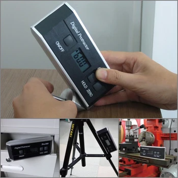 Best PRO360 Electronic Angle Meter Digital Display 360 Measuring Instrument Stainless Steel Bottom With Magnet Degree Protractor