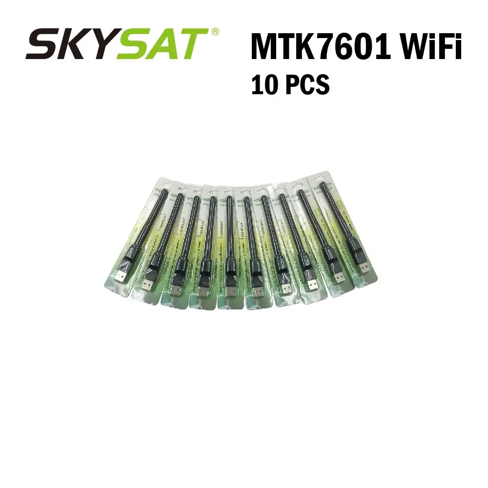 

[10 PCS] High Quality MTK7601 USB WiFi Adapter with blister packing 150Mbps 2.4Ghz 802.11bgn USB2.0 Rotatable Antenna
