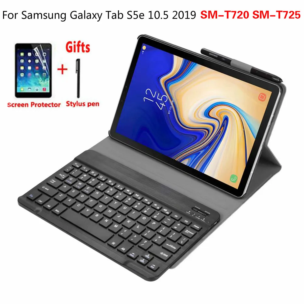 Съемный беспроводной чехол с клавиатурой Bluetooth для samsung Galaxy Tab A 10,1 T510 T515 SM-T515 чехол с магнитной подставкой+ пленка