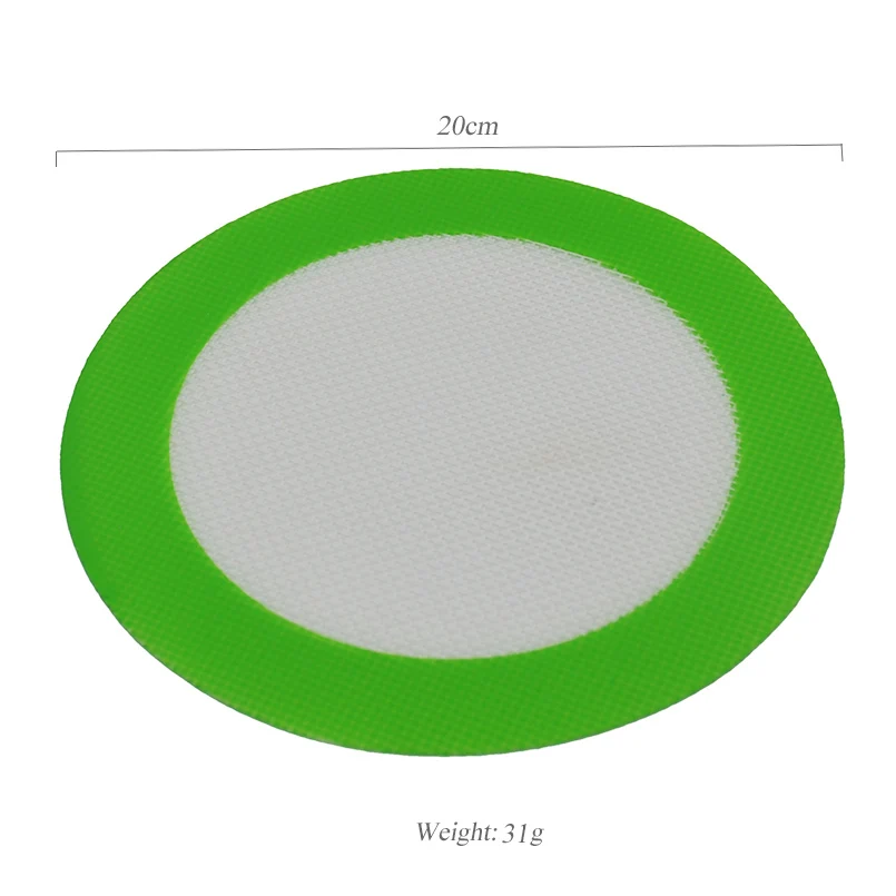 

1pc Bho Slick oil Silicone Dab wax Mat Pads with Fiber Glass Can baking butane Concentrate oil and hash in High temperature