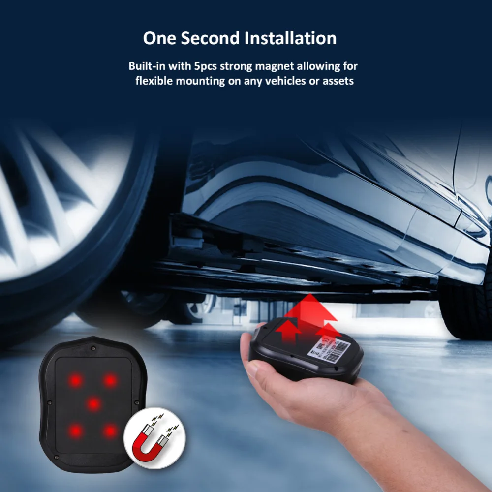 GPS Tracker Car TKSTAR TK905 5000mAh 90 Days Standby 2G Vehicle Tracker GPS Locator Waterproof Magnet Voice Monitor Free Web APP