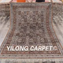 Yilong 6'x9 персидский ручной работы сад шелк ковер ручной работы сад турецкий ковер(ZW032M6x9