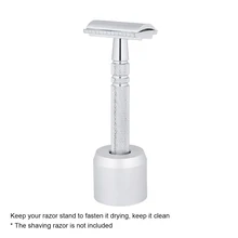 1 шт., Мужская бритва, подставка, держатель, основание из алюминиевого сплава, безопасная бритва, база для бритья лица, бритва, подставка, основание для бритья, аксессуары для бритвы