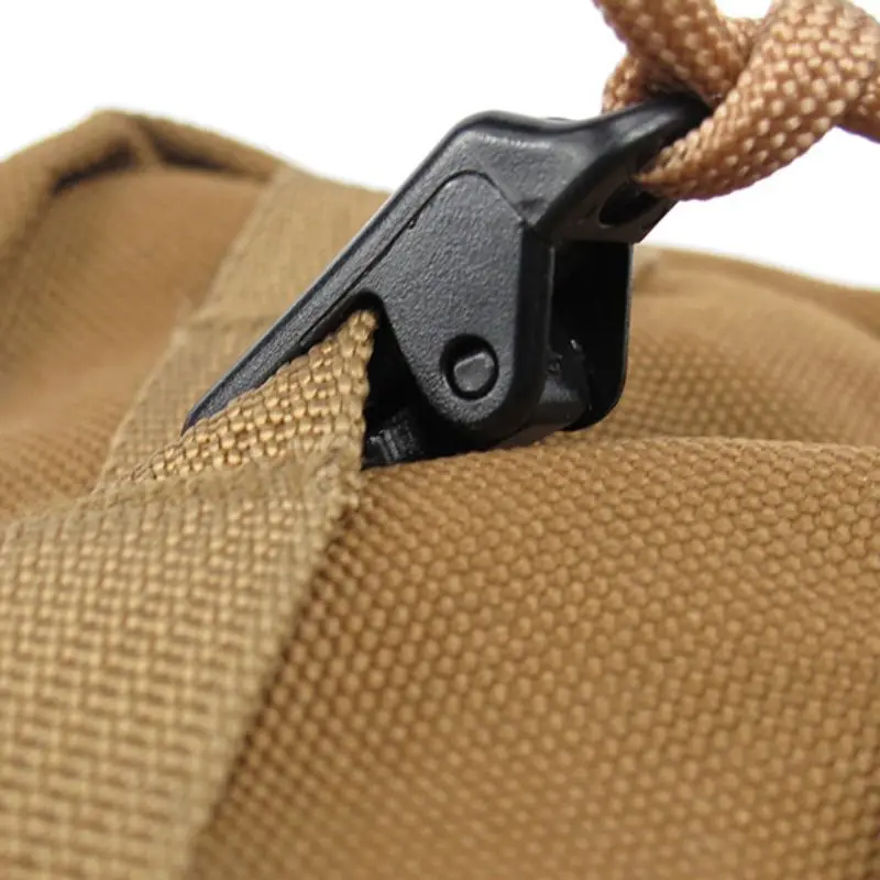 

10 PCS Outdoor Snap Hangers Tent Camping Survival Tools Outdoor Clamping Awning Clamp Tighten Tarp Clips
