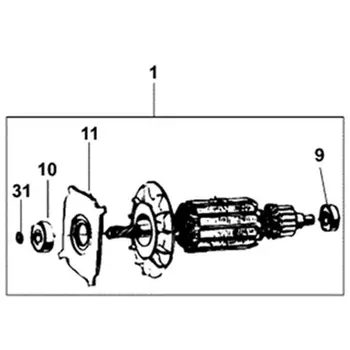 

Armature 448519-10 Rotor 220-240V For Dewalt DW849