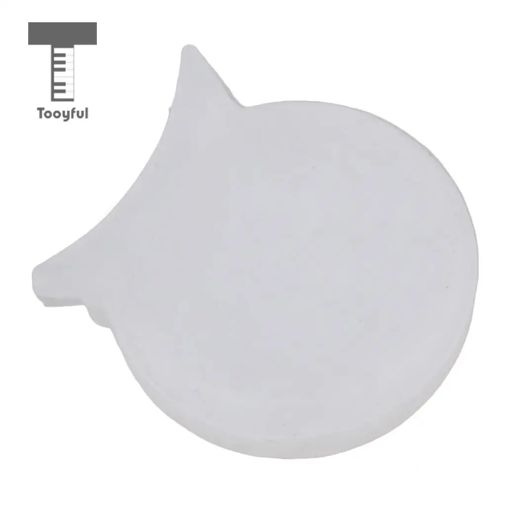 5Pcs 6mm White Rubber Clarinet Oboe Thumb Rest Cushion Pad Protector Comfortable Woodwind Instrument Parts