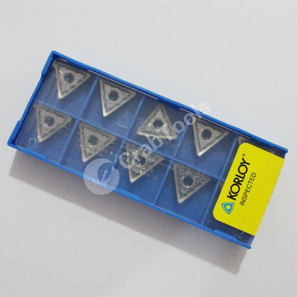 Краб инструменты Korloy 10 шт. TNMG160408 HA H01 для металлорежущих токарных стаков токарный