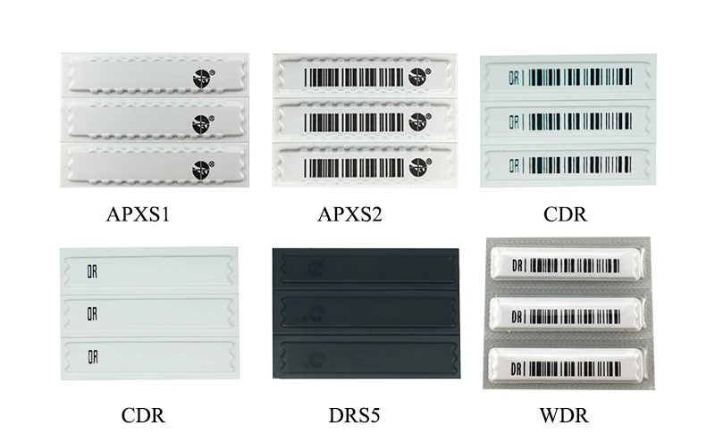 Розничная противоугонные самоклеющиеся AM мягкие этикетки EAS 58 кГц безопасности штрих-код сигнализация ярлык Dr