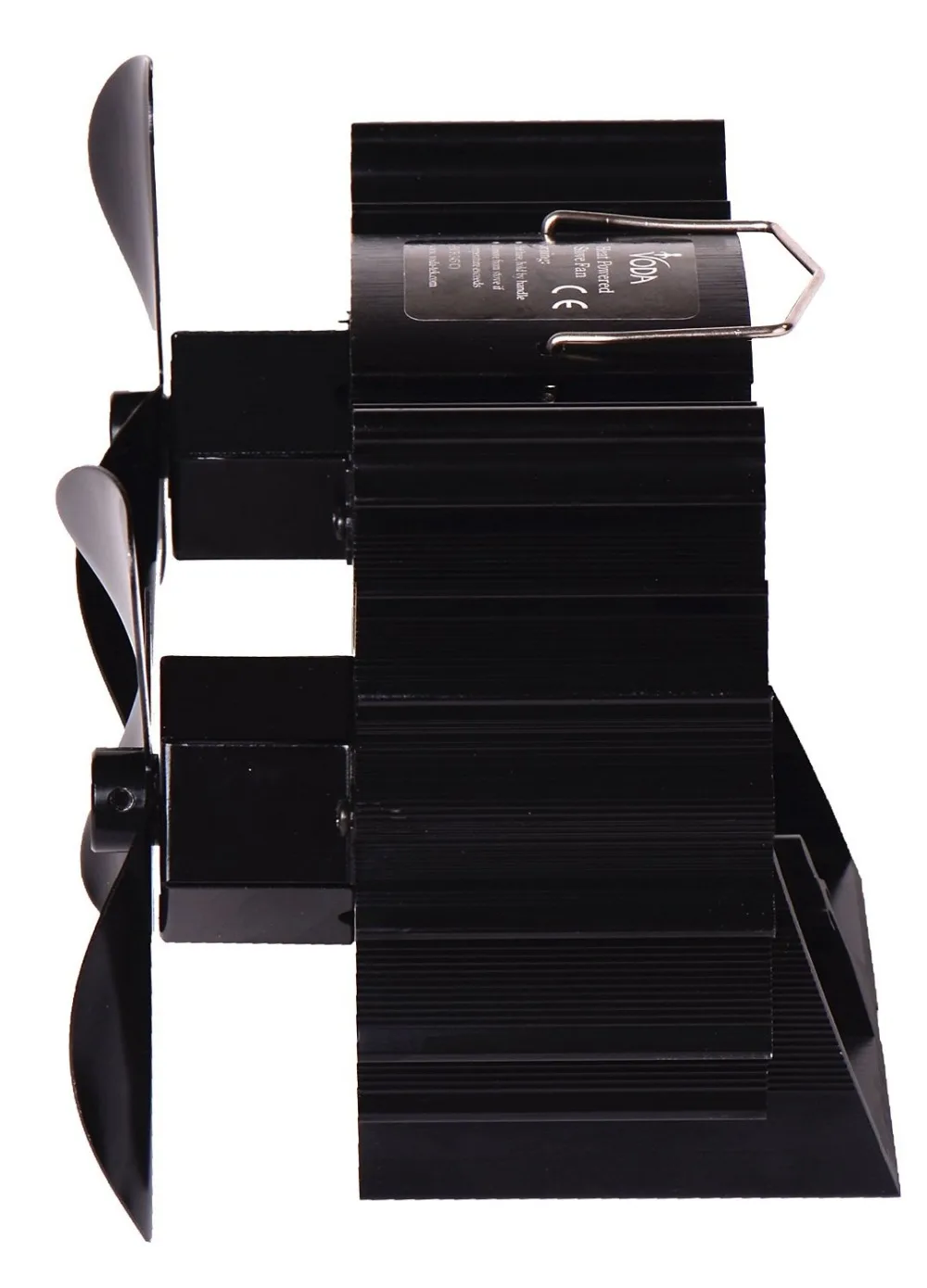 Voda 12 5cm Height 6 Blades Heat Powered Stove Fan For Wood Log