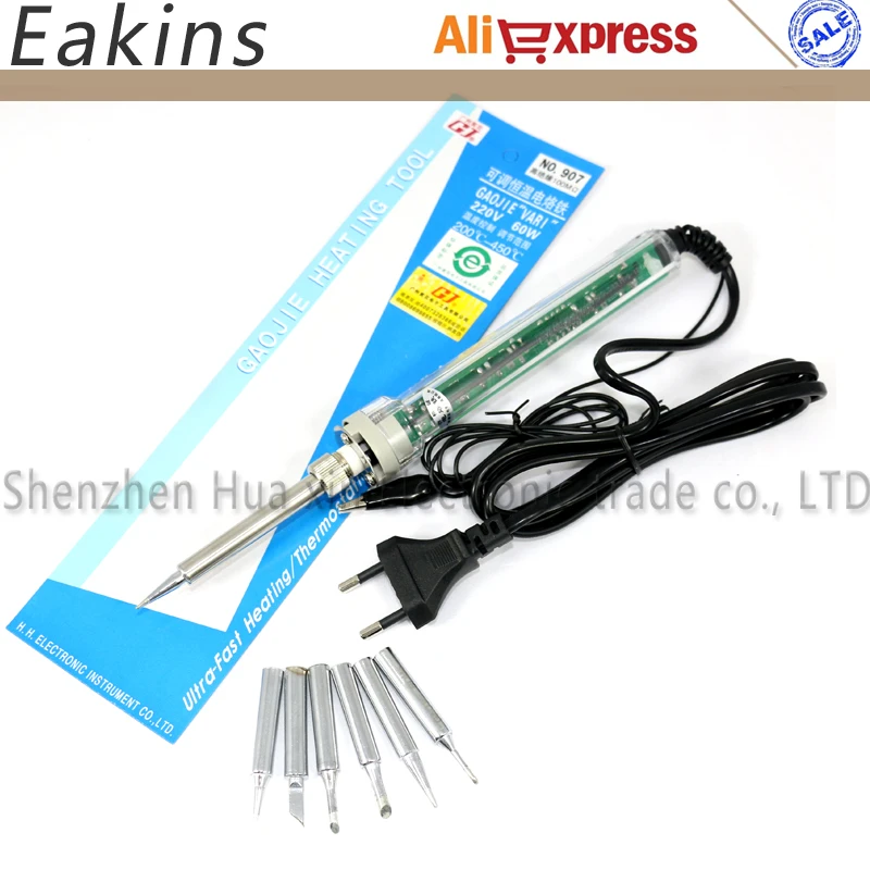 Freeshipping 907 Adjustable Constant Temperature Leadfree Internal