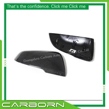For BMW F52 F45 F46 F48 F49 F39 OEM Replacement Style Carbon Fiber Body Side Rear View Mirror Cover- no logo