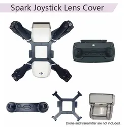 3 в 1 DJI Spark карданный держатель Крышка объектива Кепки крепление пропеллера кронштейн джойстик гвардии защитная палка Аксессуары для