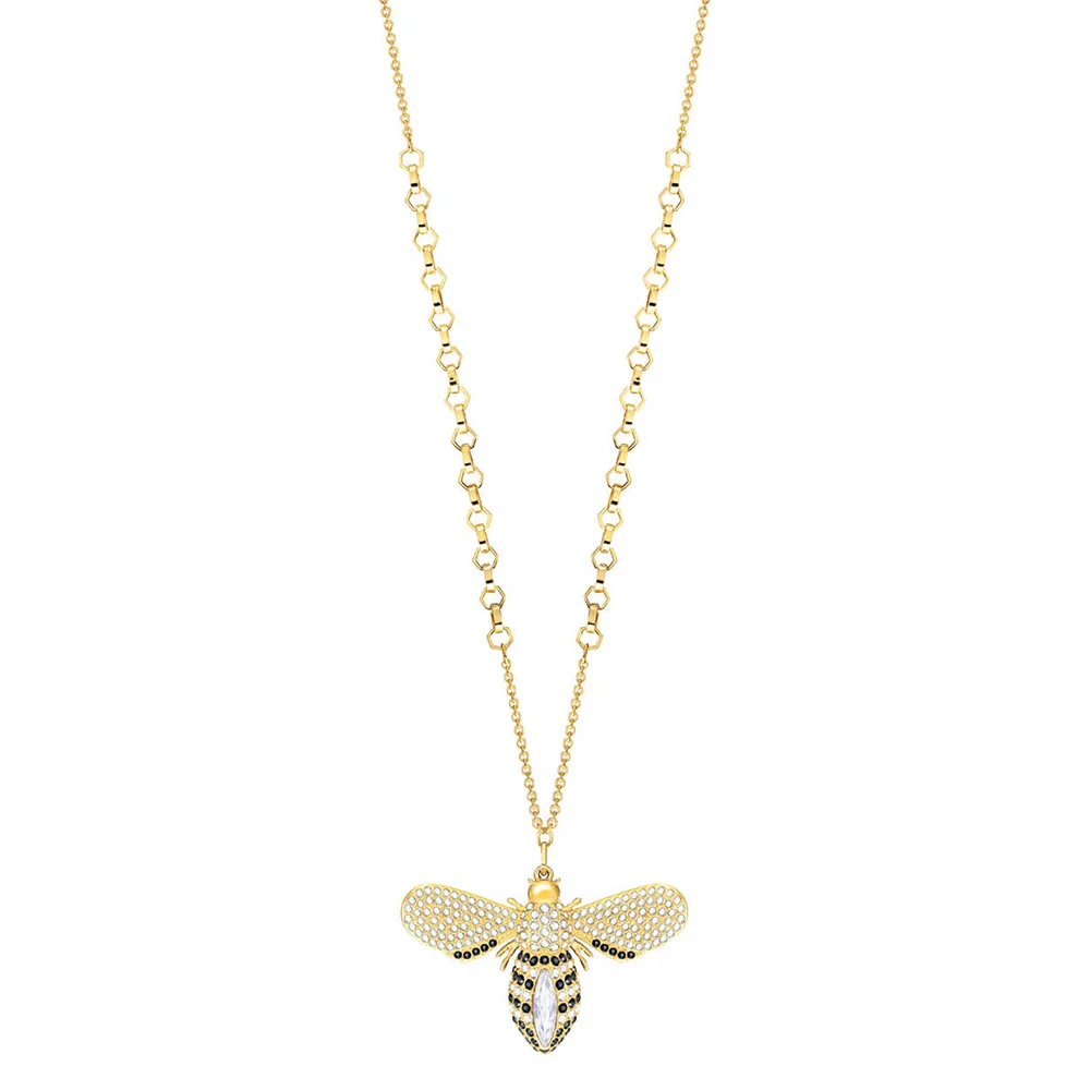 

MULIER 2019 SWA New LISABEL Pendant Necklace Women's Gorgeous Honeycomb Long Pendant Crystal for Girlfriend Birthday Gift