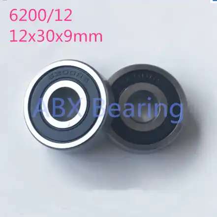 12x30x9 mm 6200zz ID:12mm 10PCs Metal Shielded Ball Bearings Bearing 12*30*9