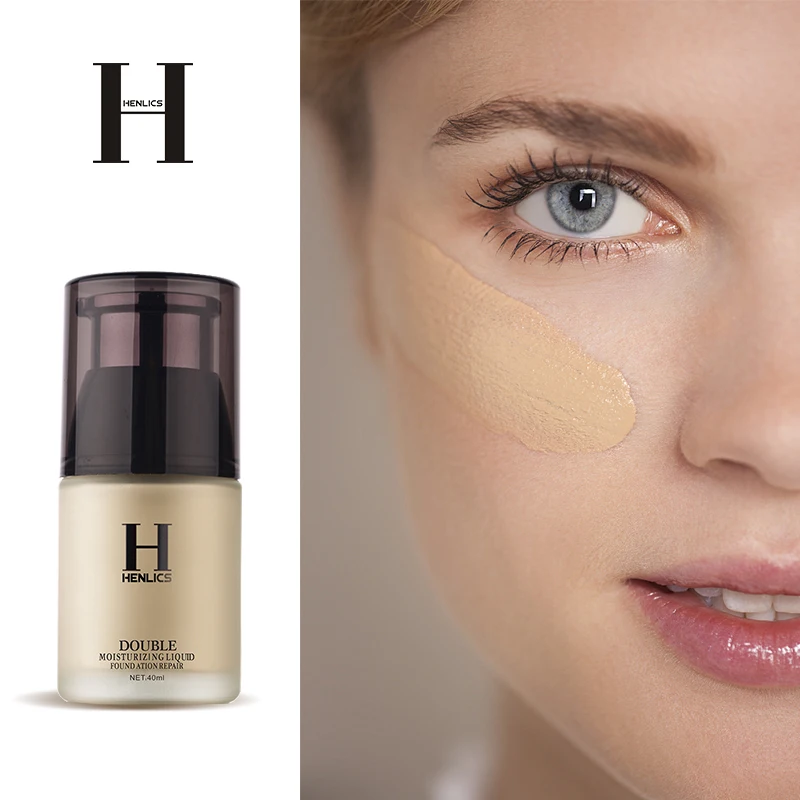 HENLICS Dual-effect Moisturizing Repair Liquid Foundation Face Makeup Base Face Liquid Foundation BB Cream Concealer Foundation (6)