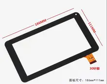 Blanco/Negro nuevo digitalizador de pantalla táctil Bliss Func Happy Pro-01 tableta panel táctil exterior reemplazo de Sensor de vidrio envío gratuito