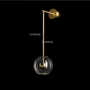 

Glass Ball LED Wall Lamp Loft Decor Creative Living Room Wall Light Dining Rooom Modern Reading Bedside Bedroom Art Wall Sconce
