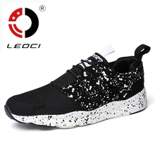 LEOCI New 2016 Men Running Shoes Light Breathable Mens Sports Shoes Running Trainers Sneakers Zapatillas Running Hombre
