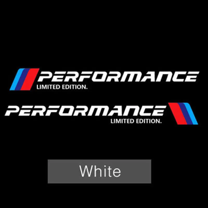 

2X M Performance Limited Edition Decals Emblem Badge Stickers For BMW X3, X5, X6