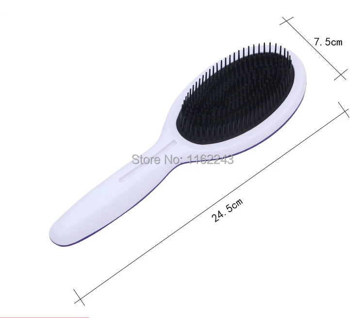 Новейшая расческа для волос с круглым изогнутым дизайном, популярная расческа для волос, расческа для волос, T-009812 с длинной ручкой для ухода за волосами