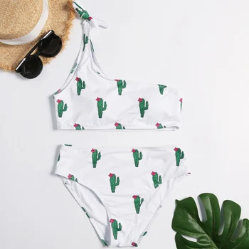 

Sexy Swimsuit Printed Swimwear 2019 Bikini Set String Swimming Suit For Women New Bathing Suit May Summer Bathers Maillot