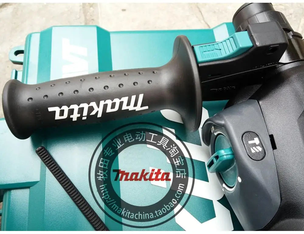 Перфоратор Makita HR2611F светильник AVT чрезвычайно низкая вибрация встроенный рабочий светильник Три функции 800 Вт 4, 600ipm 1200 об/мин