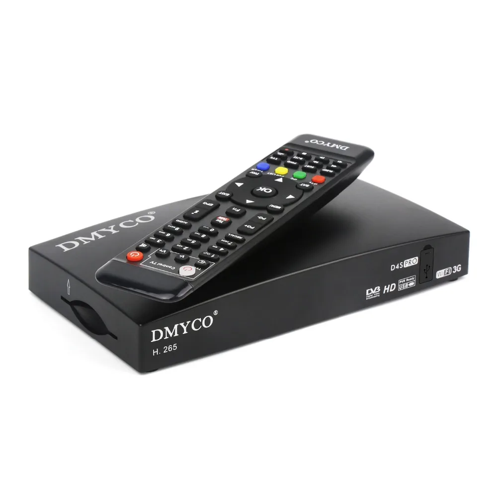 DMYCO DVB S2 ДЕШИФРАТОР спутникового телевидения lnb Full HD 1080P ТВ тюнер H.265 рецептор с usb
