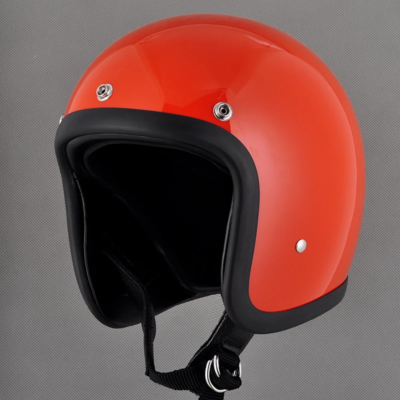 Мотоциклетный шлем Сертификация ECE бренд Япония TT& CO Томпсон стекловолокно винтажный мотоциклетный шлем