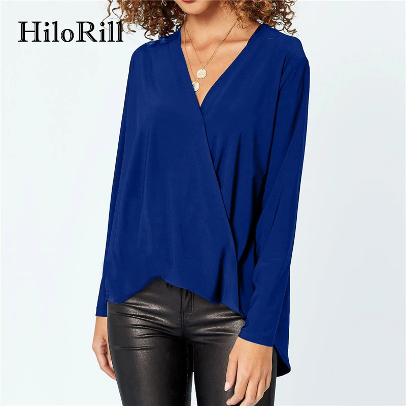 2018 New Summer Chiffon Blouse Women Tops Office Ladies